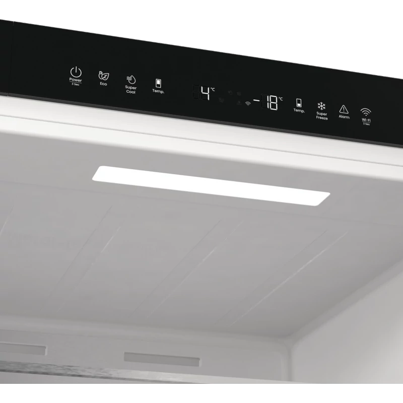 Hisense RB5P410SBFC alulfagyasztós hűtőszekrény 203x60x66cm fekete