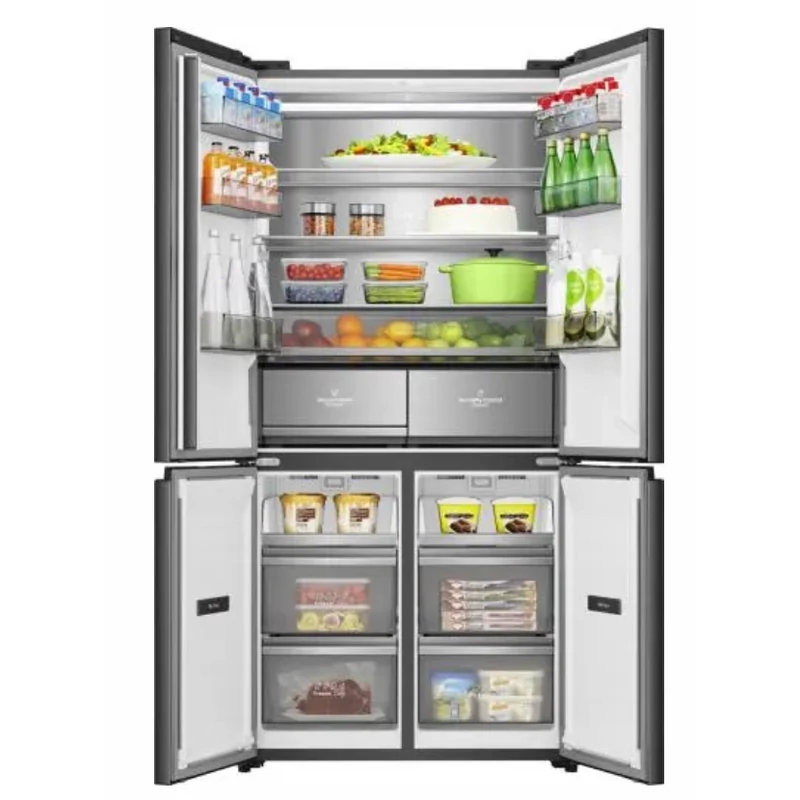 Hisense RQ768N4GBE MultiDoor hűtőszekrény NoFrost fekete