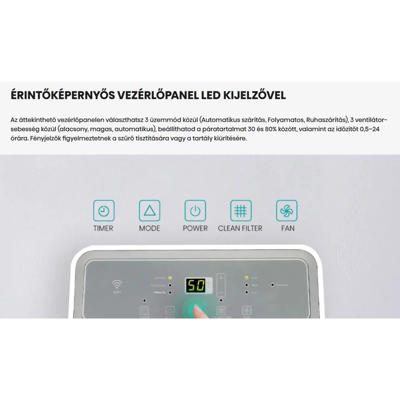Hisense D16HW páramentesítő 16l/nap