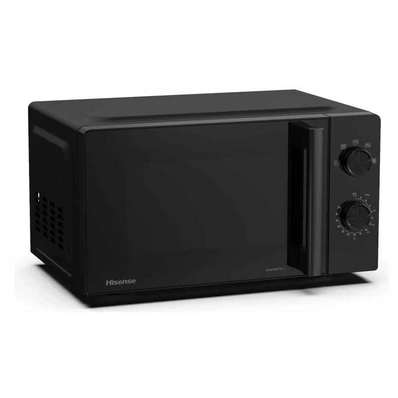Hisense H20MOBP1HI szabadonálló mikrohullámú sütő InverTech technológia fekete 20L