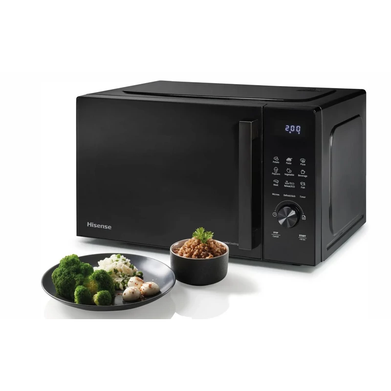 Hisense H23MOBSD1H szabadonálló mikrohullámú sütő fekete 23L