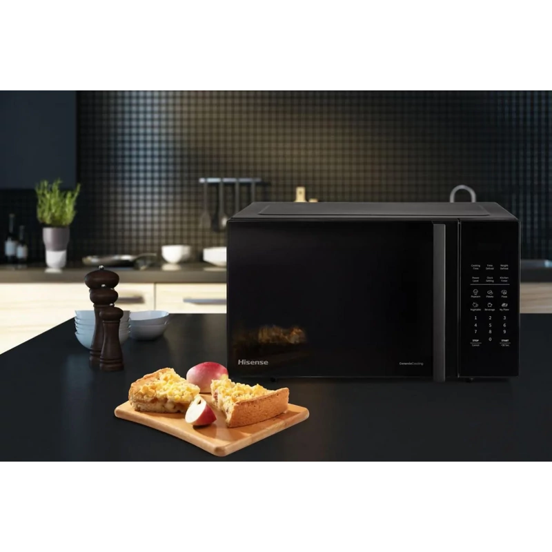 Hisense H25MOBS7H szabadonálló mikrohullámú sütő fekete 25L