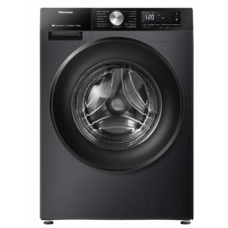 Hisense WD3S8043BB3 előltöltős mosó-szárítógép 8/5kg fekete