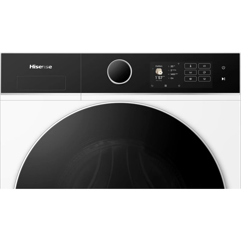 Hisense WF5i8043BWF előltöltős mosógép 8kg 50cm mély