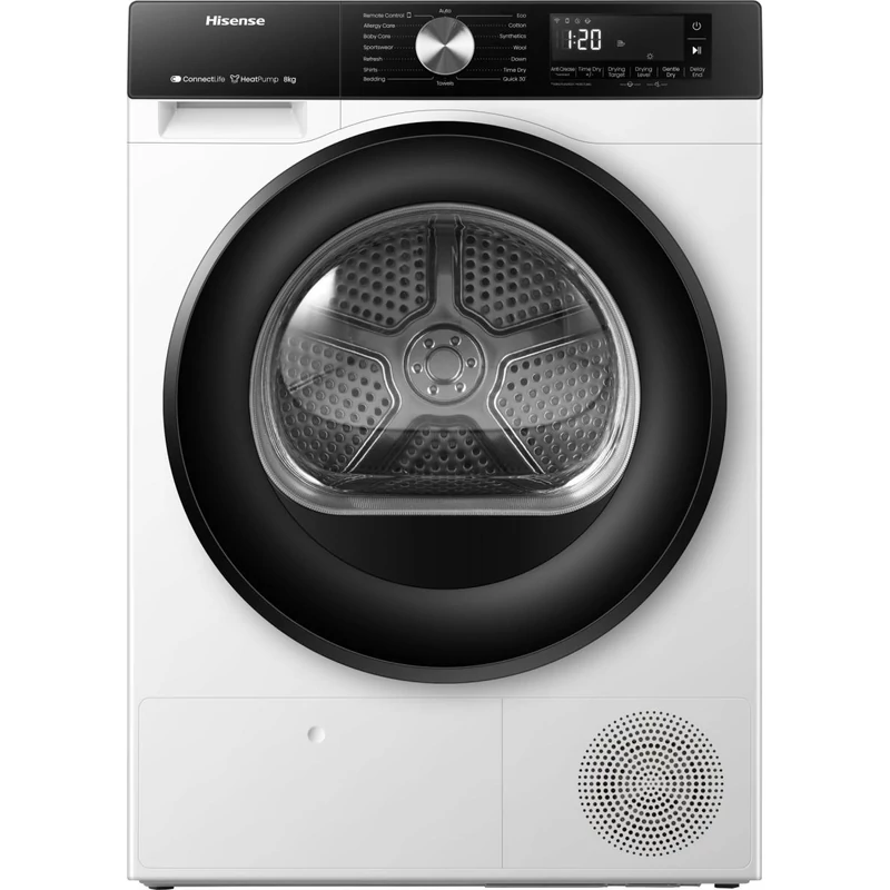 Hisense DH3S802BW2 hőszivattyús szárítógép 8kg