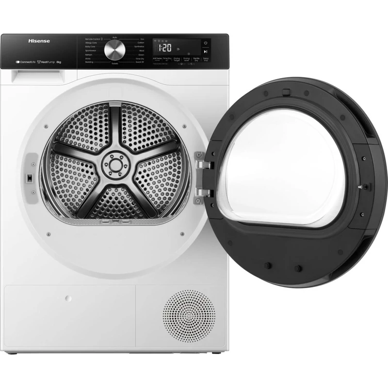 Hisense DH3S802BW2 hőszivattyús szárítógép 8kg