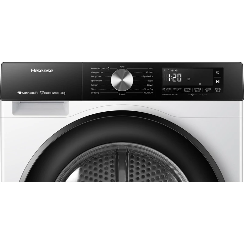 Hisense DH3S802BW2 hőszivattyús szárítógép 8kg