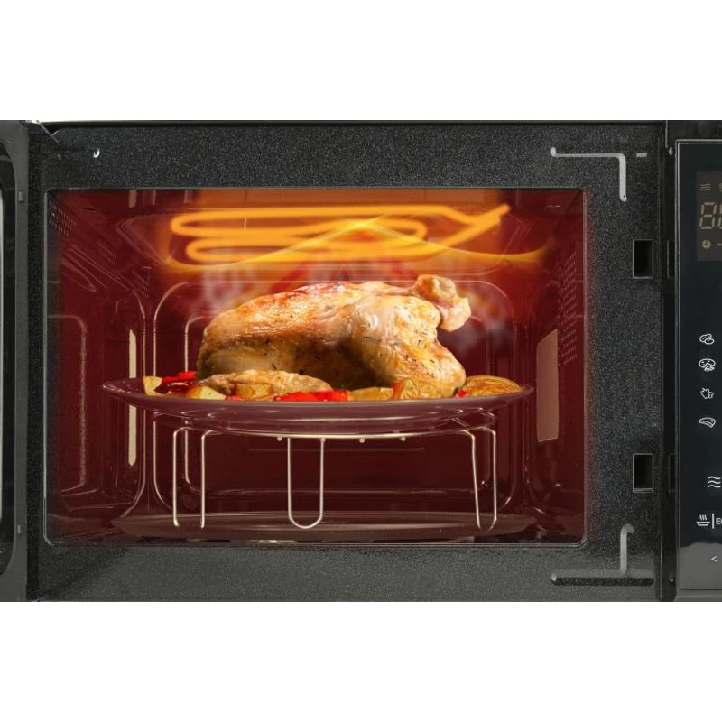 Hisense H25MOBS4HGI szabadonálló mikrohullámú sütő grilles 25L fekete