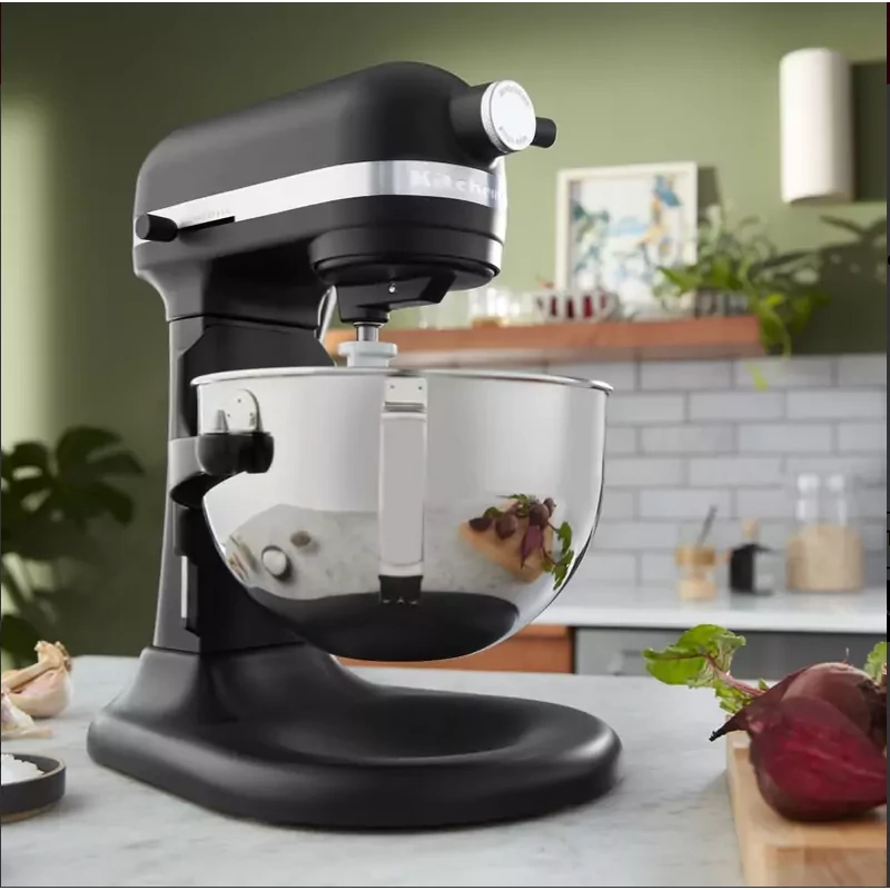 KitchenAid Heavy Duty 5KSM55SXXEOB emelőkaros robotgép 5,2L onyx fekete