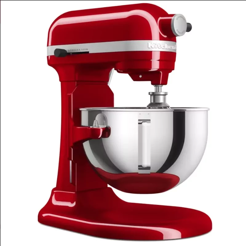 KitchenAid Heavy Duty 5KSM55SXXEER emelőkaros robotgép 5,2L piros