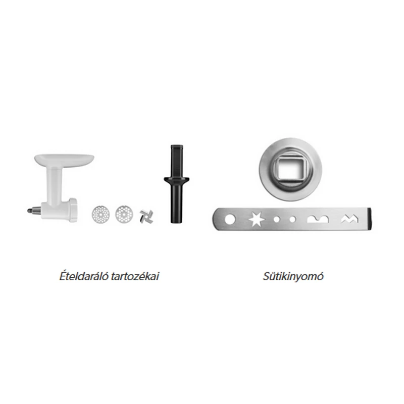 KitchenAid ételdaráló adapter és sütinyomó Artisan robotgéphez 5KSMFGCA