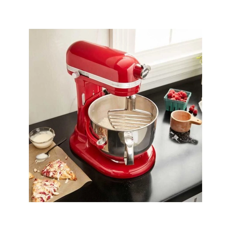 KitchenAid rozsdamentes tésztakeverő tésztakaparóval 6,9L robotgéphez 5KSMPB7SS