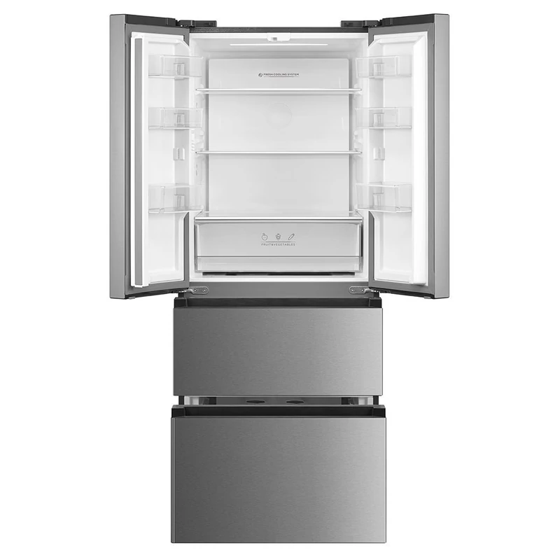 Midea MERF402FIE02 Francia ajtós szabadonálló hűtőszekrény inox MD0301007