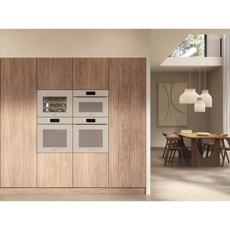 Miele H 7860 BPX Pearlbeige beépíthető fogantyú nélküli sütő