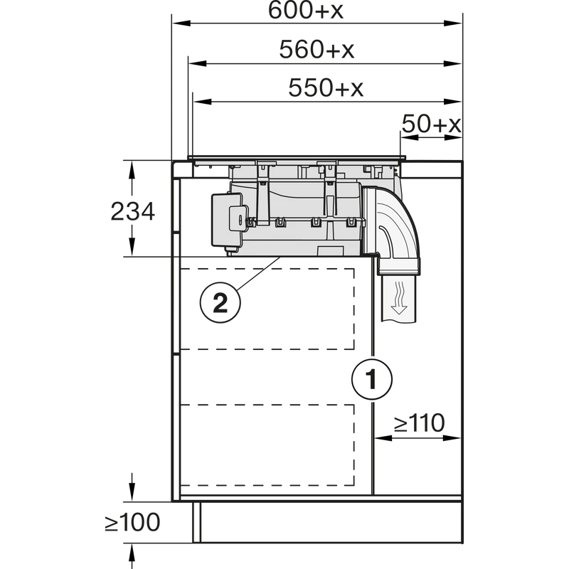 Miele KMDA 7676-1 FL BlackPerfection 800 mm  Silence Motor