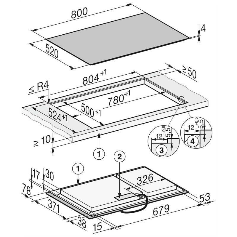Miele KM 8484 FL  Indukciós főzőlap