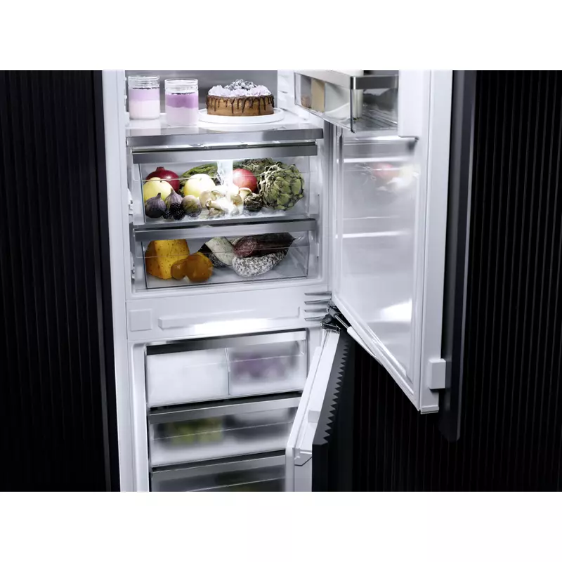 Miele KFN 7734 D beépíthető kombinált hűtőszekrény
