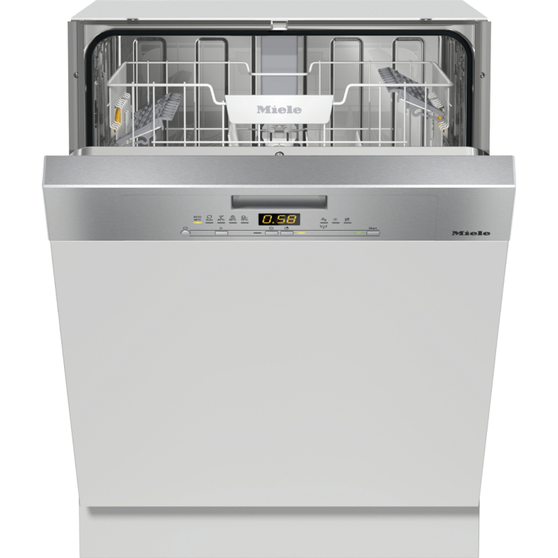 Miele G 5000 i Active beépíthető mosogatógép látható kezelőpanellel