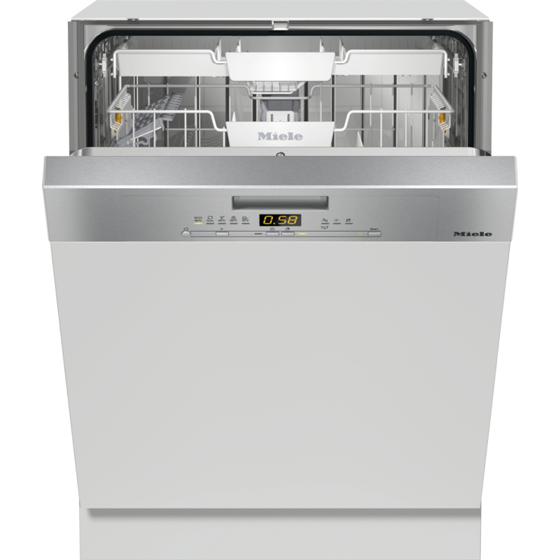 Miele G 5000 SCi Active beépíthető mosogatógép látható kezelőpanellel