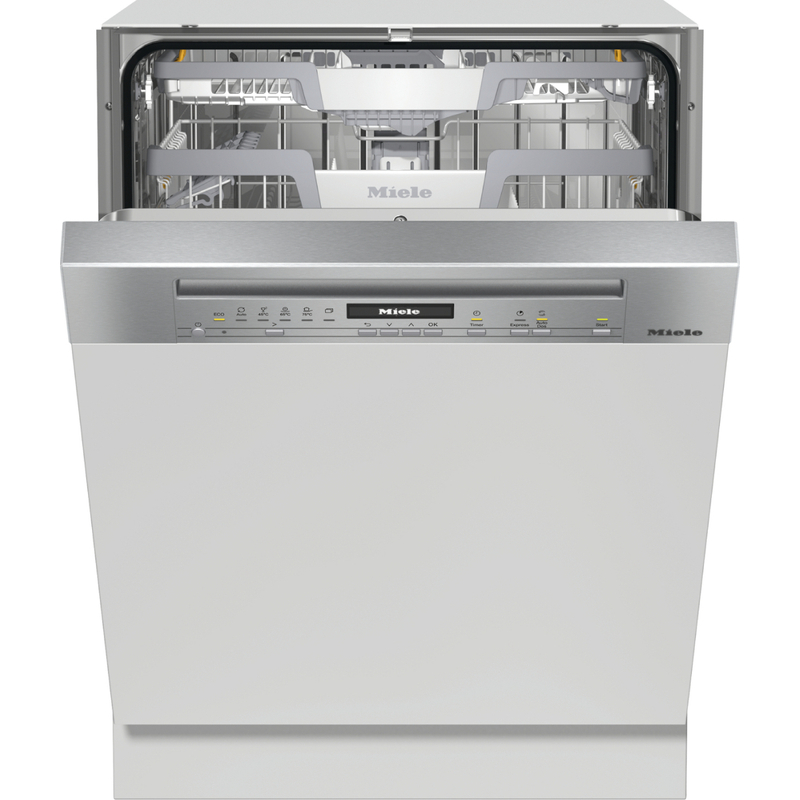 Miele G 7110 SCi AutoDos beépíthető mosogatógép látható kezelőpanellel