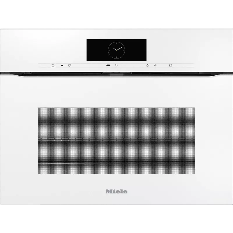 Miele H 7840 BPX Briliánsfehér beépíthető fogantyú nélküli kompakt sütő