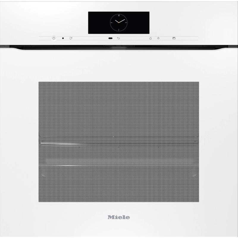 Miele H 7860 BPX Briliánsfehér beépíthető fogantyú nélküli sütő