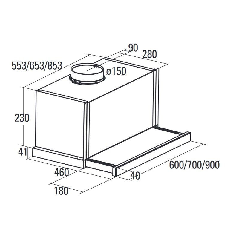 NODOR EXTENDER PLUS 60 INOX PÁRAELSZÍVÓ