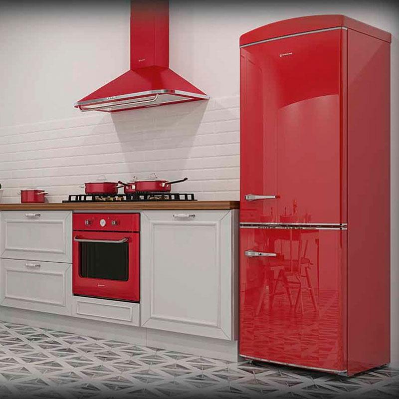 Nodor NorChef MO-6610 RR beépíthető sütő piros 1757