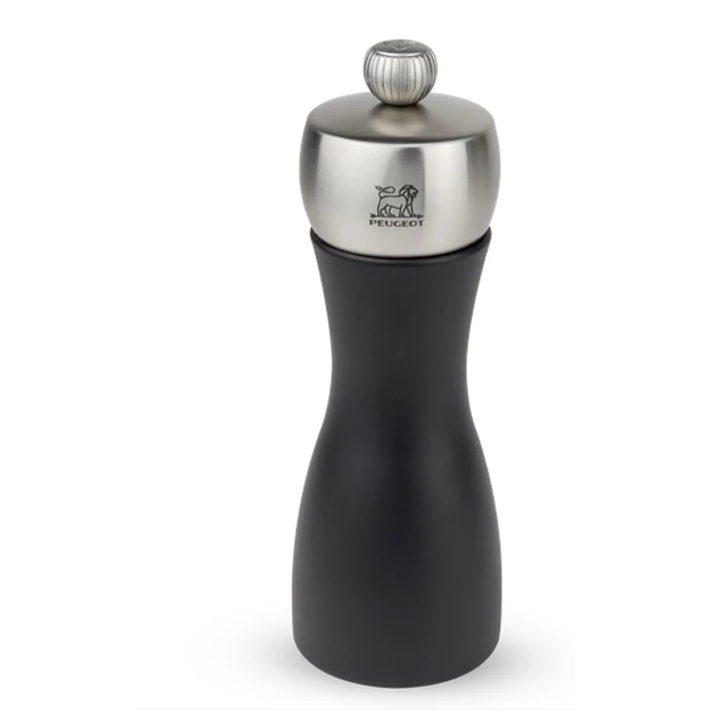 Peugeot 17132 Fidji borsörlő fa/rozsdamentes 15cm fekete