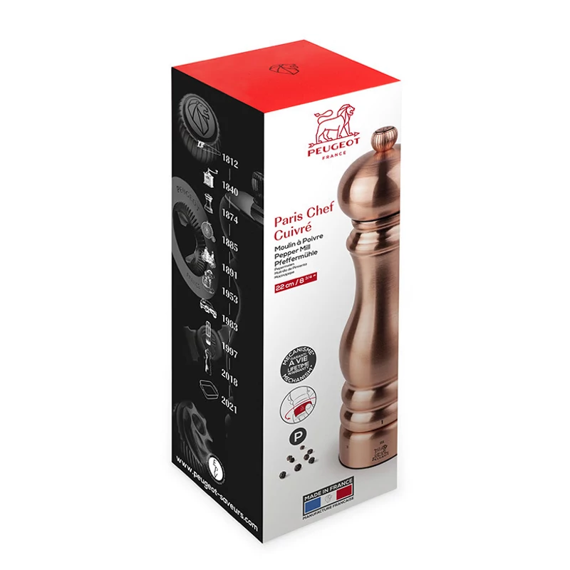 Peugeot 39806 Paris Chef u'Select borsörlő 22cm vörösréz színű