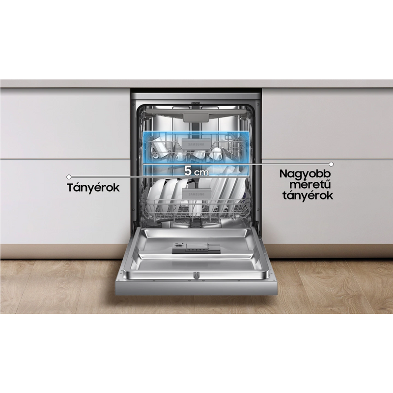 Samsung DW60M6050BB/EO teljesen beépíthető mosogatógép
