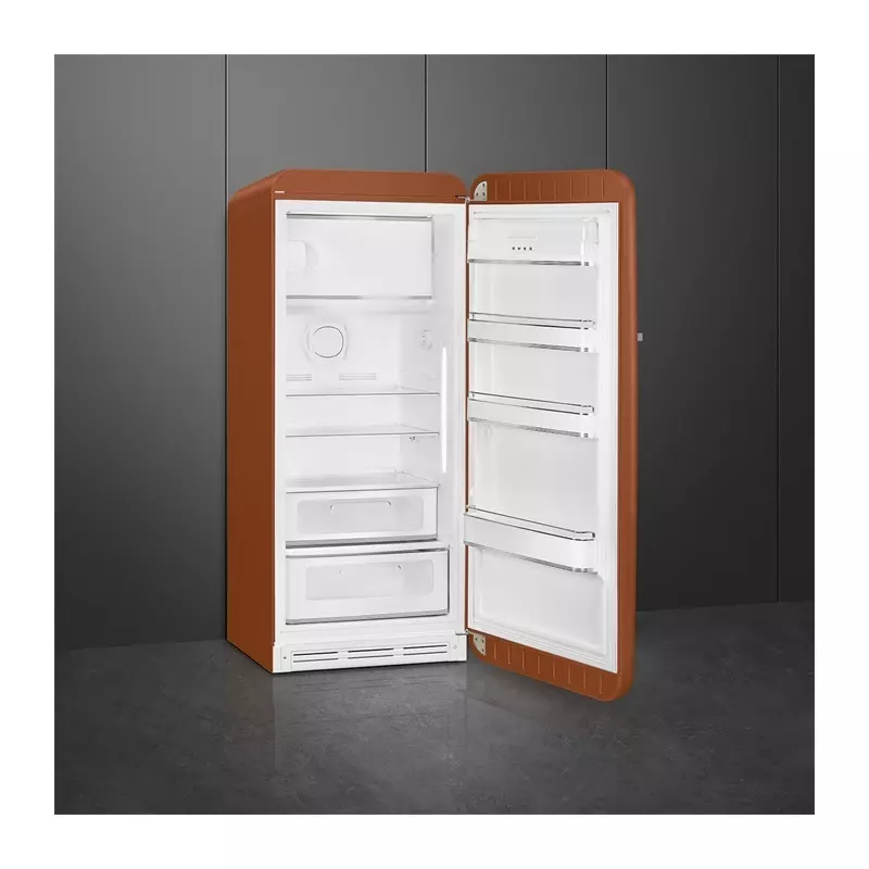 Smeg FAB28RDRU5 egyajtós hűtőszekrény rozsda retro design
