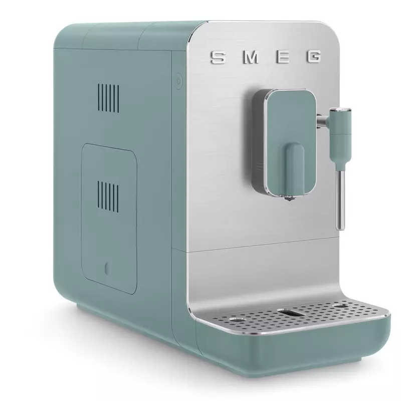 Smeg BCC12EGMEU automata kávéfőző tejhabosítóval matt smaragdzöld
