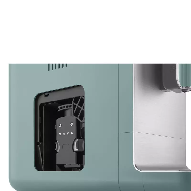 Smeg BCC12EGMEU automata kávéfőző tejhabosítóval matt smaragdzöld