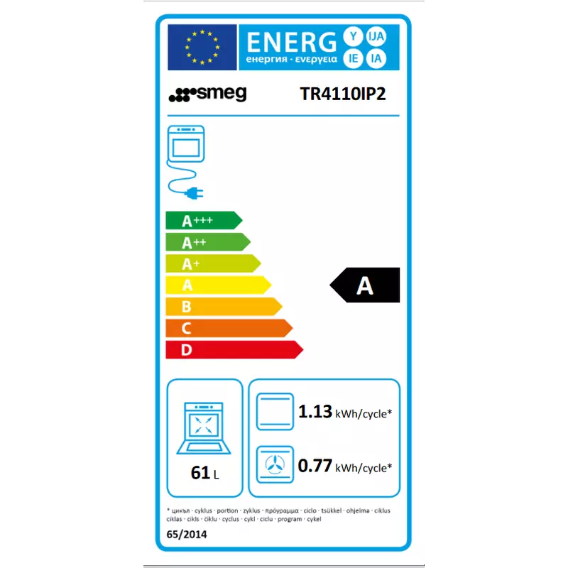 Smeg TR4110IP2 Victoria szabadonálló tűzhely bézs 3 sütőtér 110cm széles