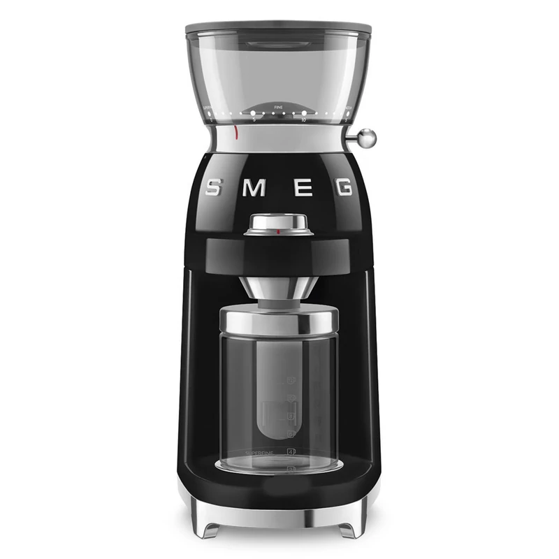 Smeg CGF03BLEU félprofesszionális kávédaráló retro 150W fekete