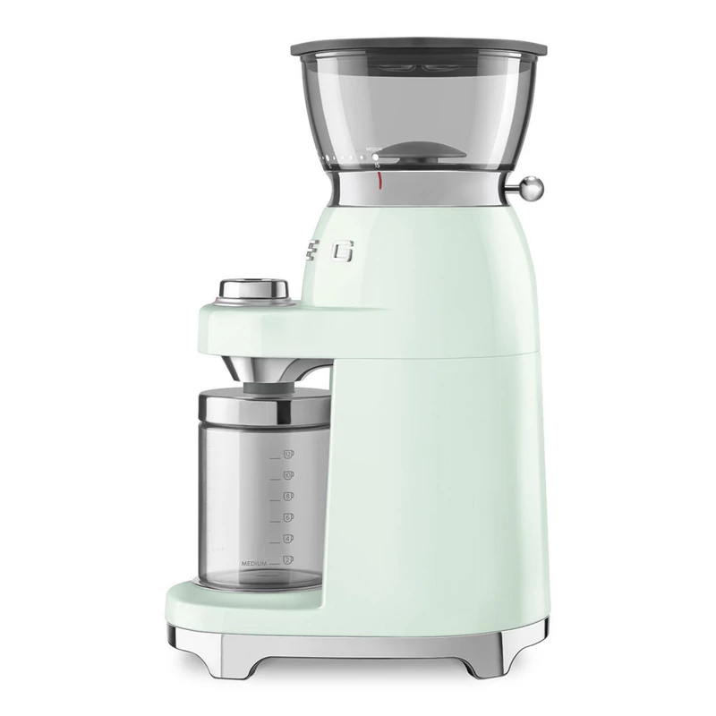 Smeg CGF03PGEU félprofesszionális kávédaráló retro 150W világoszöld