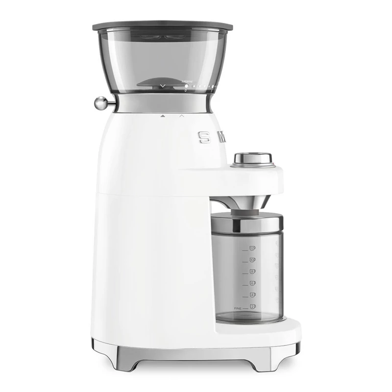 Smeg CGF03WHEU félprofesszionális kávédaráló retro 150W fehér