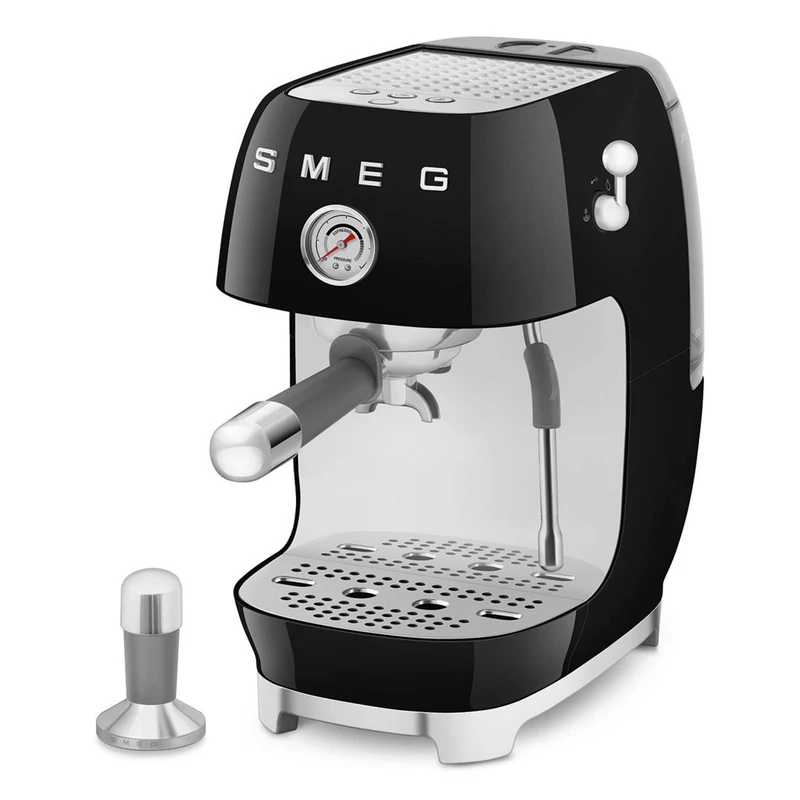 Smeg ECF03BLEU espresso kávéfőző cold brew funkcióval retro fekete