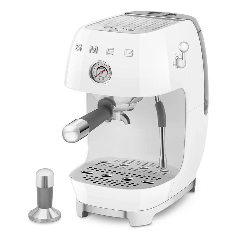 Smeg ECF03WHEU espresso kávéfőző cold brew funkcióval retro fehér