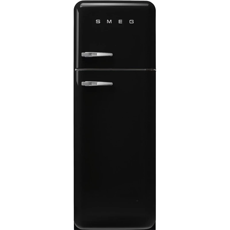 Smeg FAB30RBL5 felülfagyasztós hűtő retro jobbos zsanér fekete