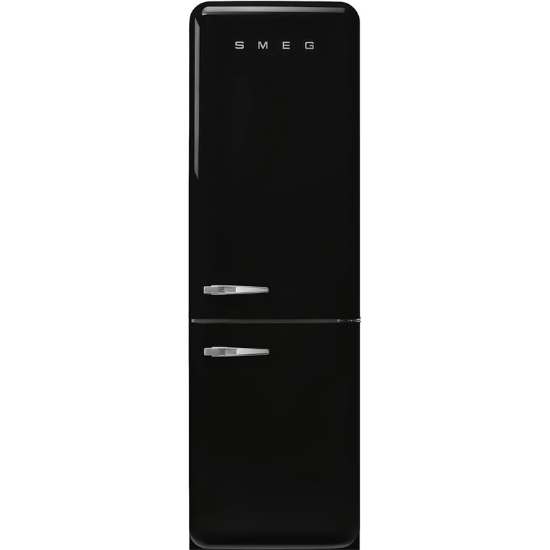 Smeg FAB32RBL5 alulfagyasztós retro hűtő jobb oldali zsanér fekete