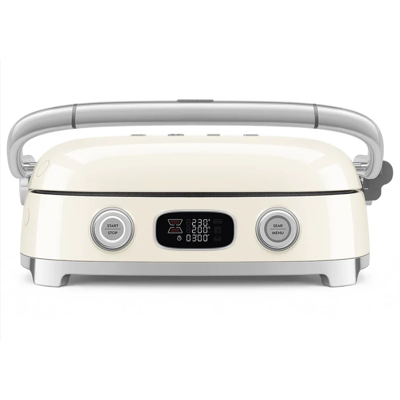 Smeg MGF01CREU multifunkciós grillsütő retro bézs