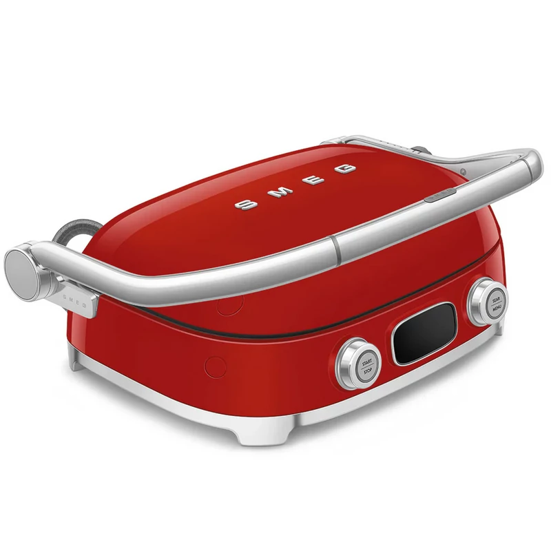 Smeg MGF01RDEU multifunkciós grillsütő retro piros