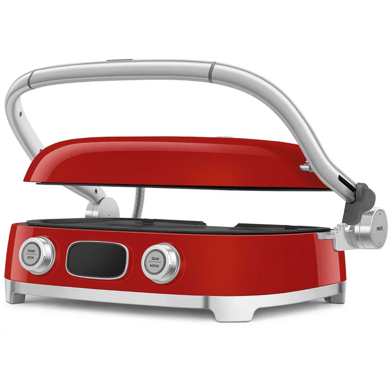 Smeg MGF01RDEU multifunkciós grillsütő retro piros