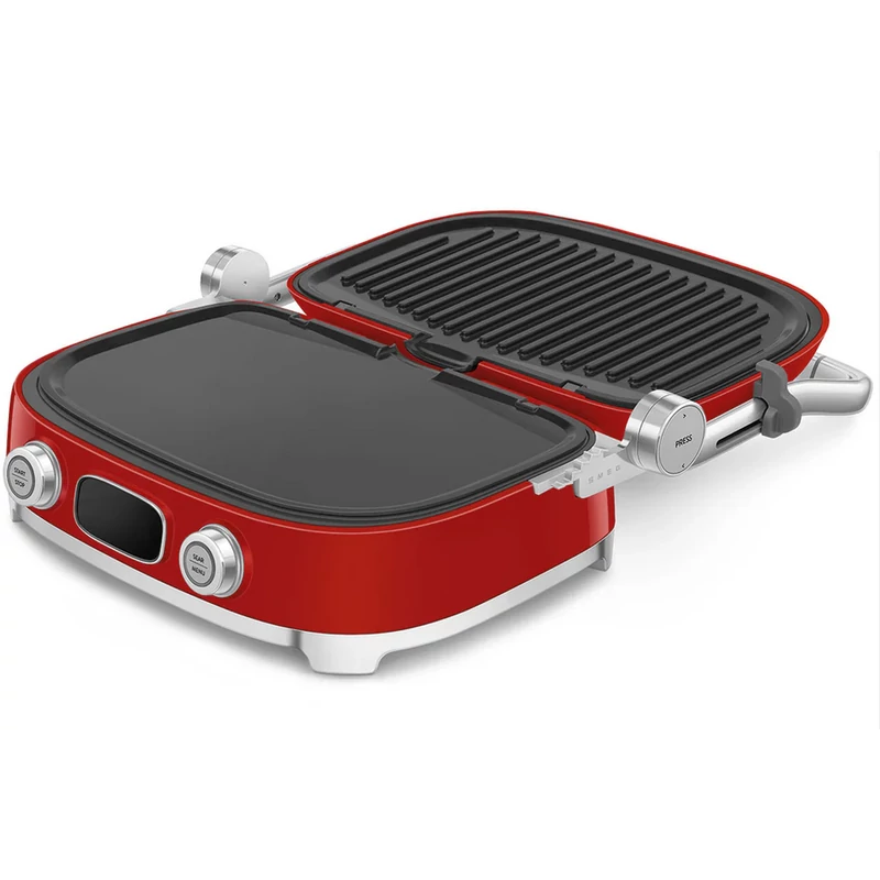 Smeg MGF01RDEU multifunkciós grillsütő retro piros