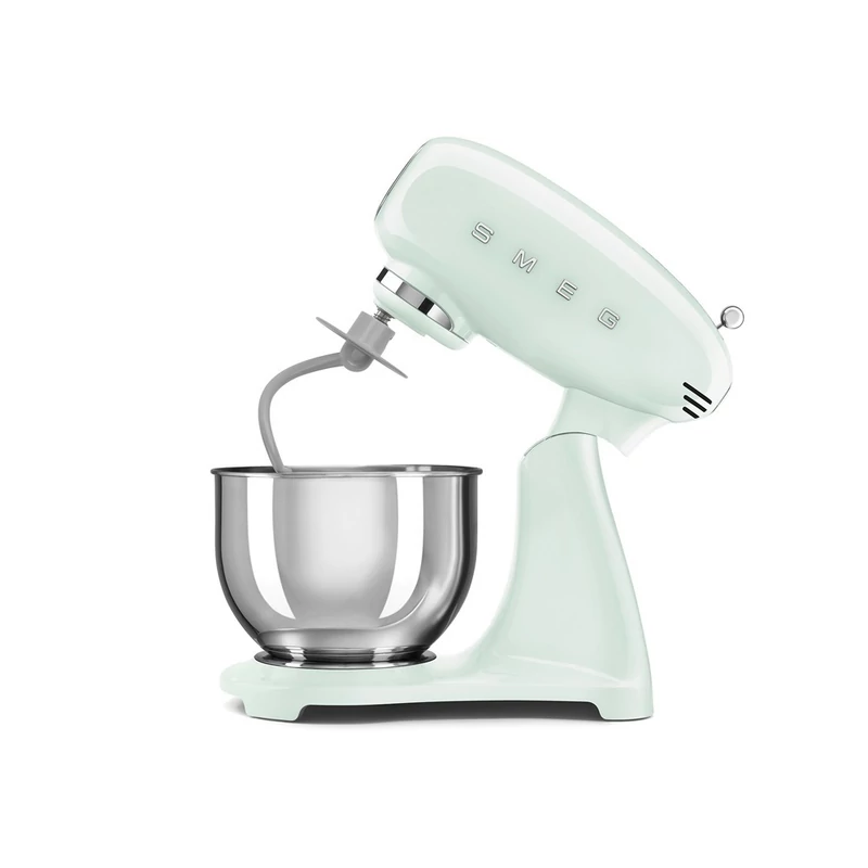 Smeg SMF05PGEU retro konyhai robotgép világoszöld test és talp
