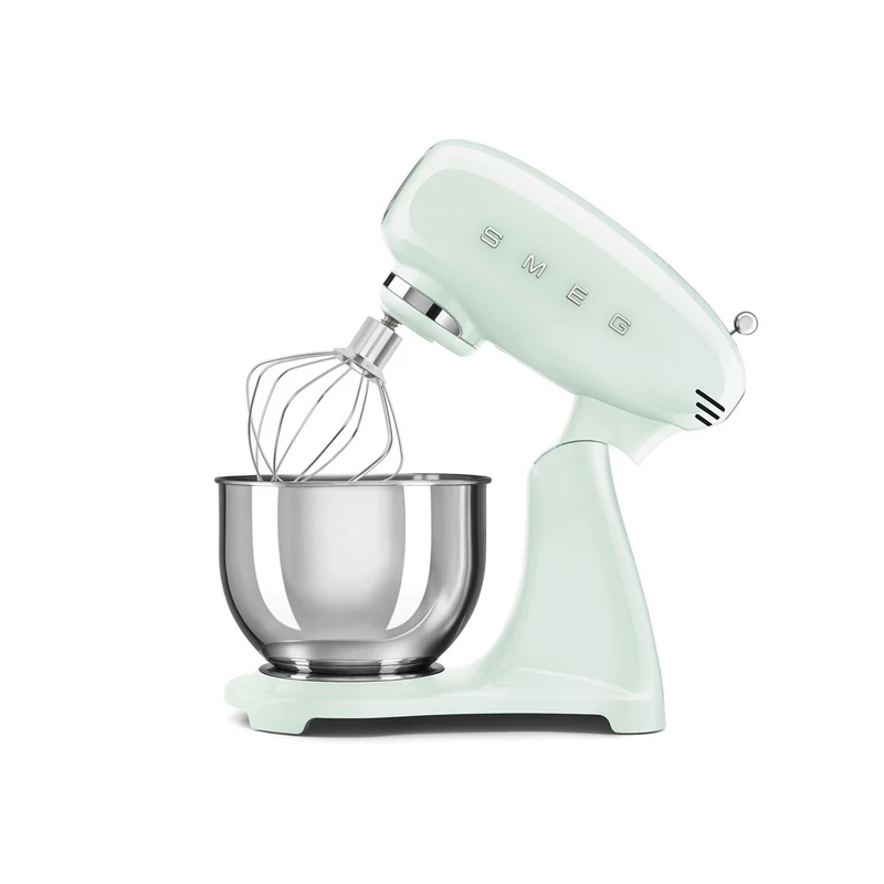 Smeg SMF05PGEU retro konyhai robotgép világoszöld test és talp