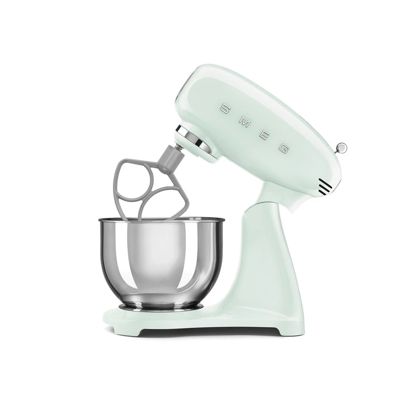 Smeg SMF05PGEU retro konyhai robotgép világoszöld test és talp