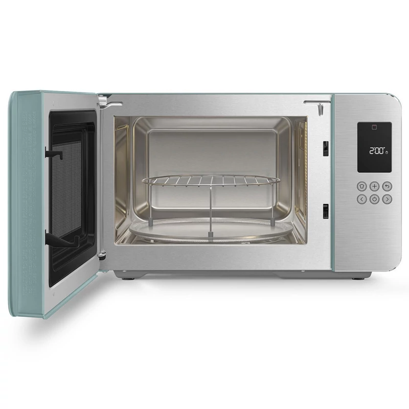 Smeg MOC01EGMEU szabadonálló mikrohullámú sütő Collezione 29L matt smaragdzöld